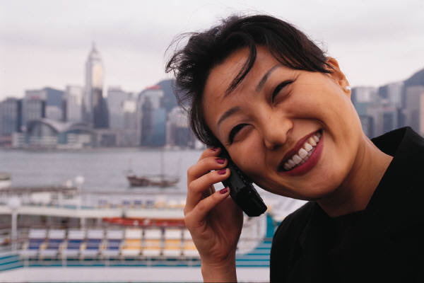 Picture of woman talking on phone