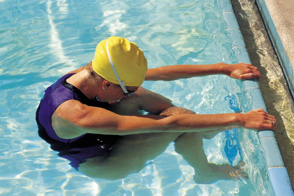 Picture of woman swimming